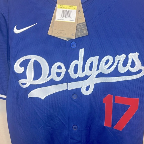 Men’s S (women’s medium) Nike official Limited Dodgers Baseball Jersey Ohtani - Picture 10 of 11